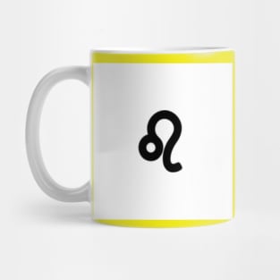 Leo Symbol Art Mug